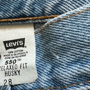 Levi's Light Blue Denim Relaxed Fit Shorts